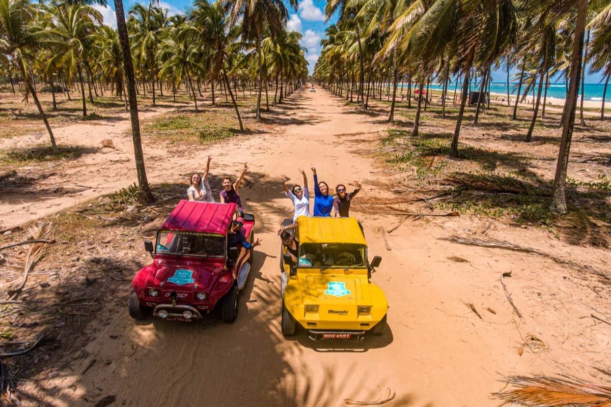 Tour privado de buggy pelas praias de Porto de Galinhas