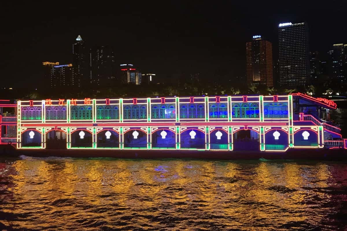 Pearl River Night Cruise & Dinner at the Revolving Restaurant