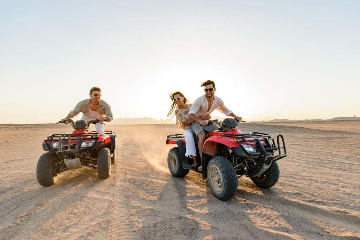 Tour nel deserto del Sinai in quad