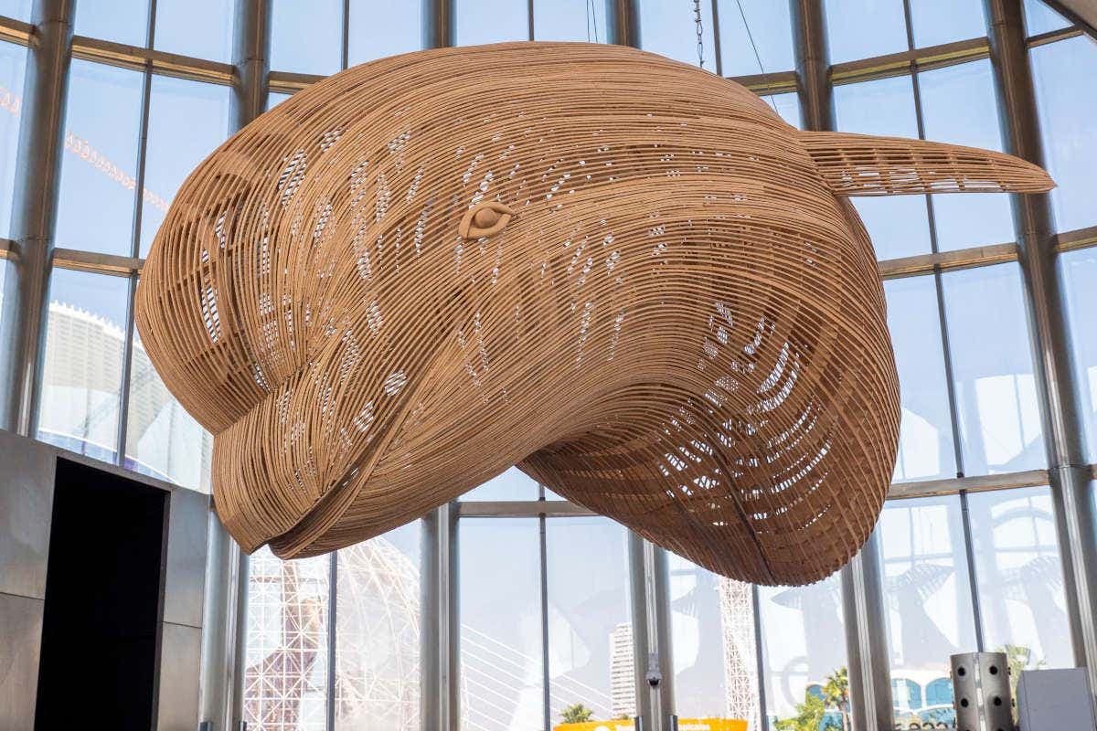 Entrada a la Ciudad de las Artes y las Ciencias