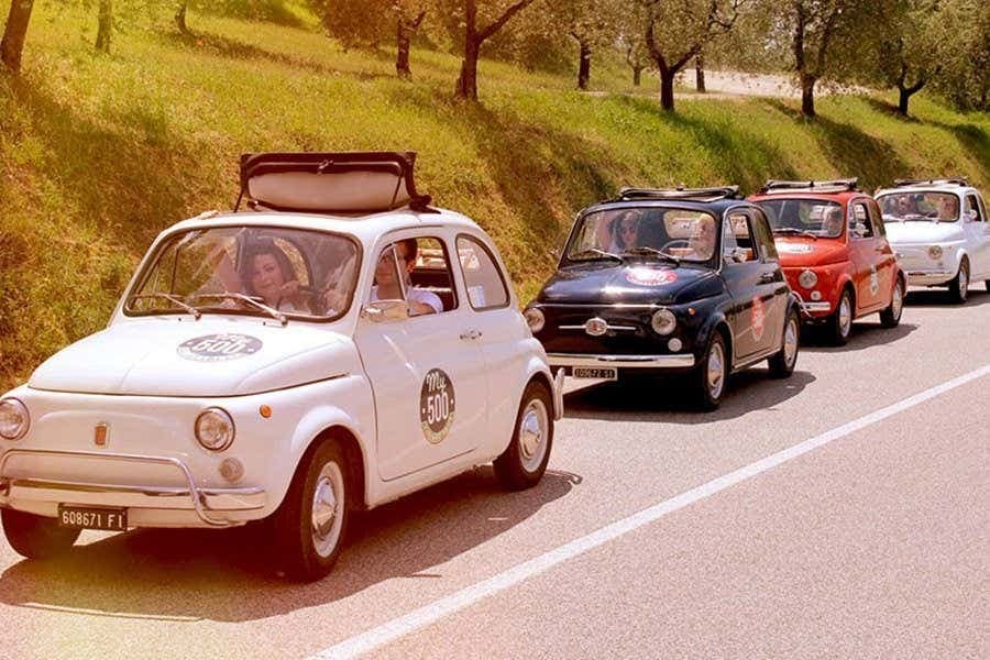 Tour dei dintorni di Firenze in Fiat 500