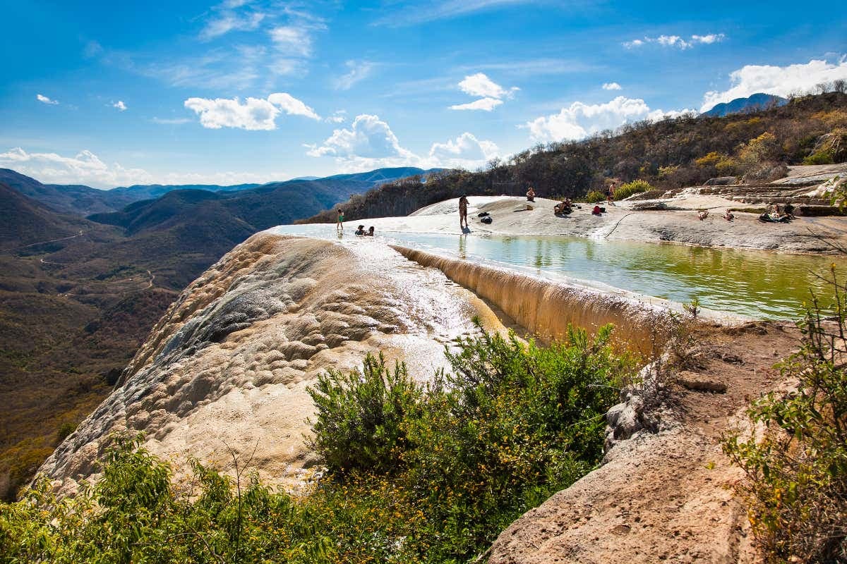 Hierve el Agua and Teotitlán del Valle Day Trip