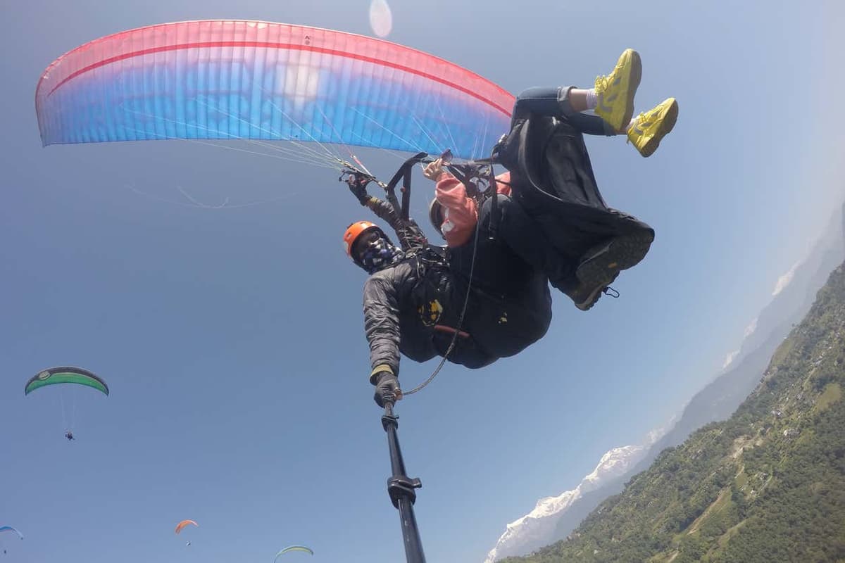 Paragliding in Pokhara