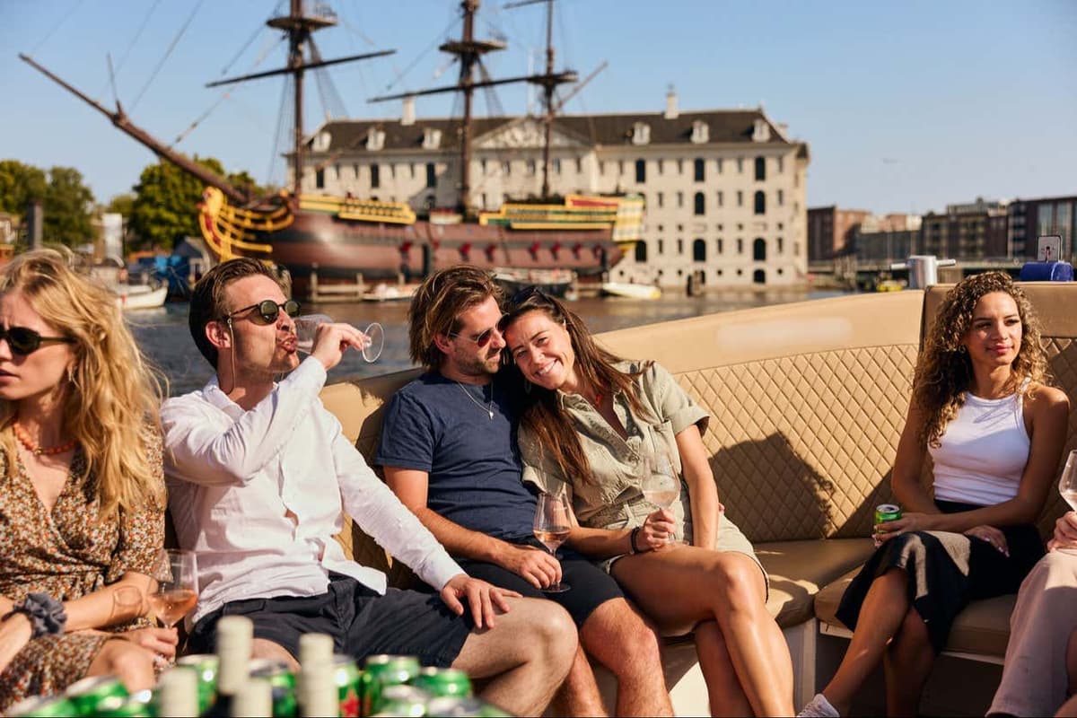 Giro in barca ad Amsterdam