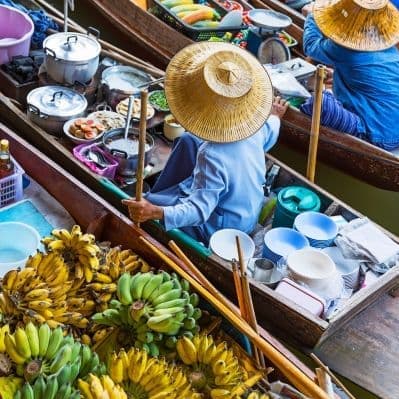 Visita del Mercato Galleggiante Damnoen Sadouak e del “Mercato dei Treni” - Bangkok