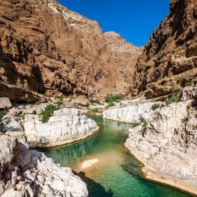 Bagno nei Wadi - Wadi Shab