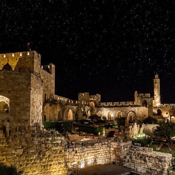 Tour opcional Nocturno Show de  Luces y Sonidos en la Torre de David - Jerusalem