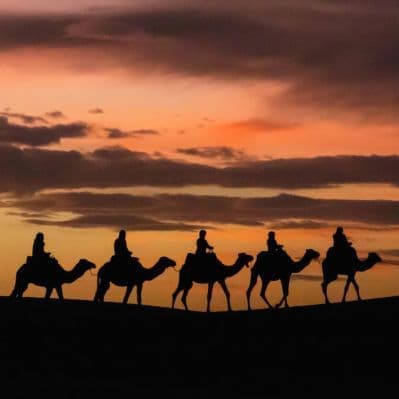 Escursione in cammello nel deserto - Merzouga