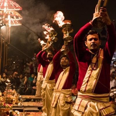A Madurai, partecipazione alla cerimonia Aarti al Tempio Shree Meenakshi - Madurai