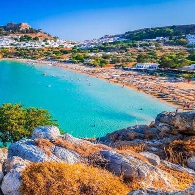 Enjoying the Sea at Beaches Near the City Center - Rodas
