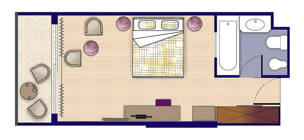 Azia Resort and Spa, Floor plan