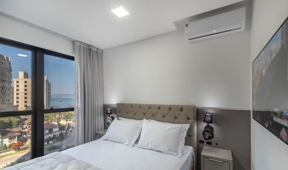 MHFA Studios em Prédio Luxuoso Vista Mar
