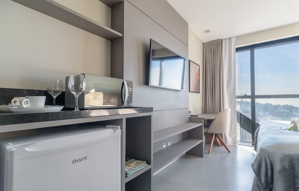 MHFA Studios em Prédio Luxuoso Vista Mar