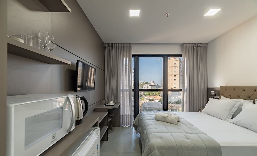 MHFA Studios em Prédio Luxuoso Vista Mar
