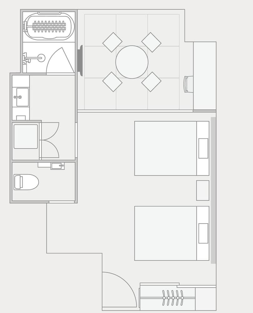 karaksa hotel grande Shin-Osaka Tower, Room