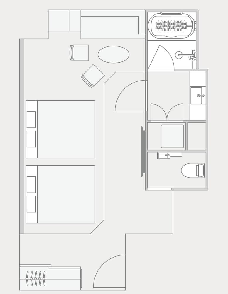 karaksa hotel grande Shin-Osaka Tower, Room