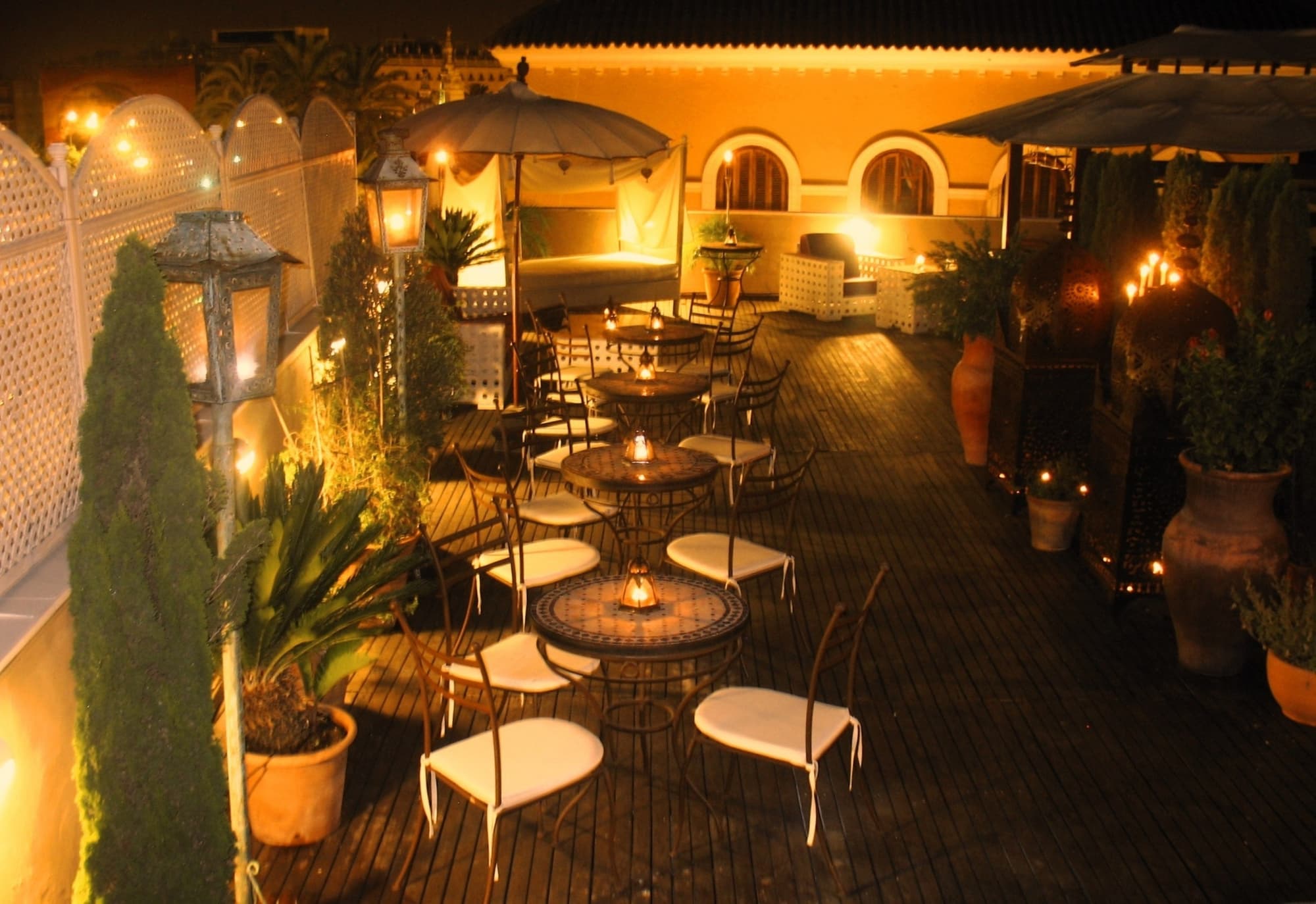 Alcoba del Rey de Sevilla, Terrace