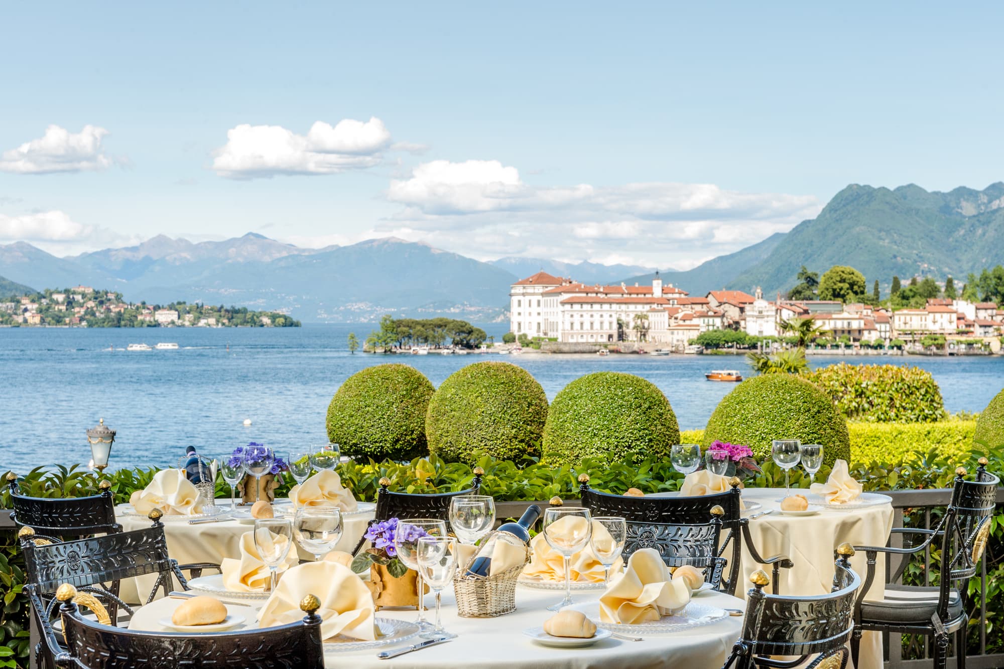 Villa e Palazzo Aminta, Restaurant