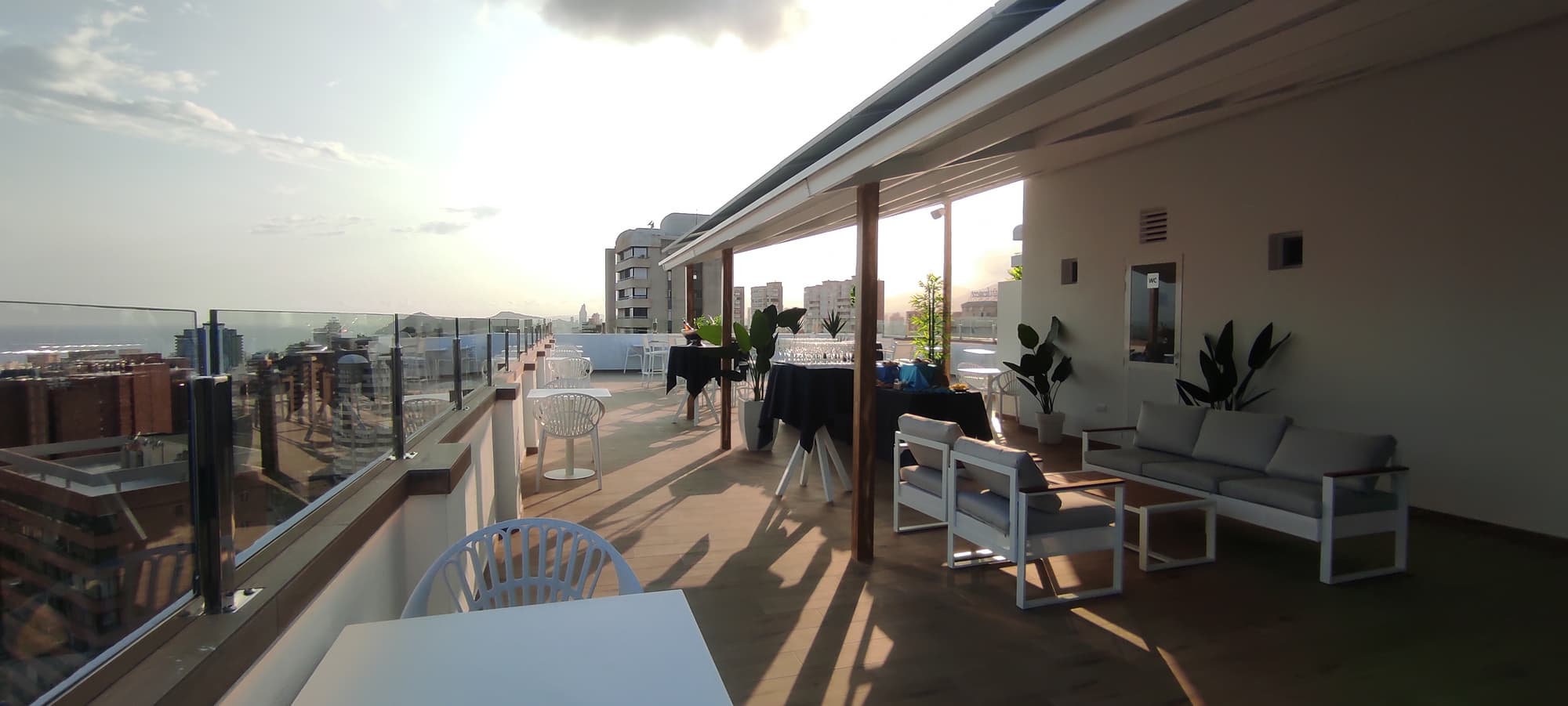 Flamingo Beach Resort Adults Only, Terrace