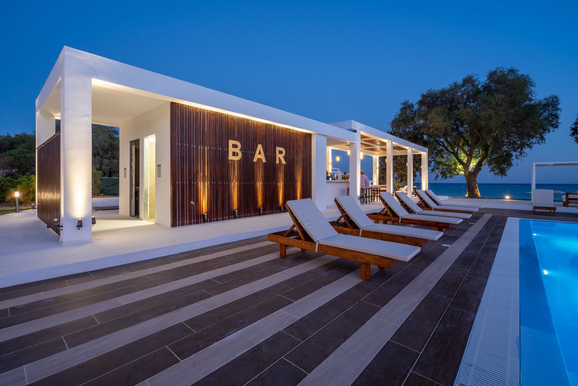 Kamari Beach Hotel, Rhodes, Bar