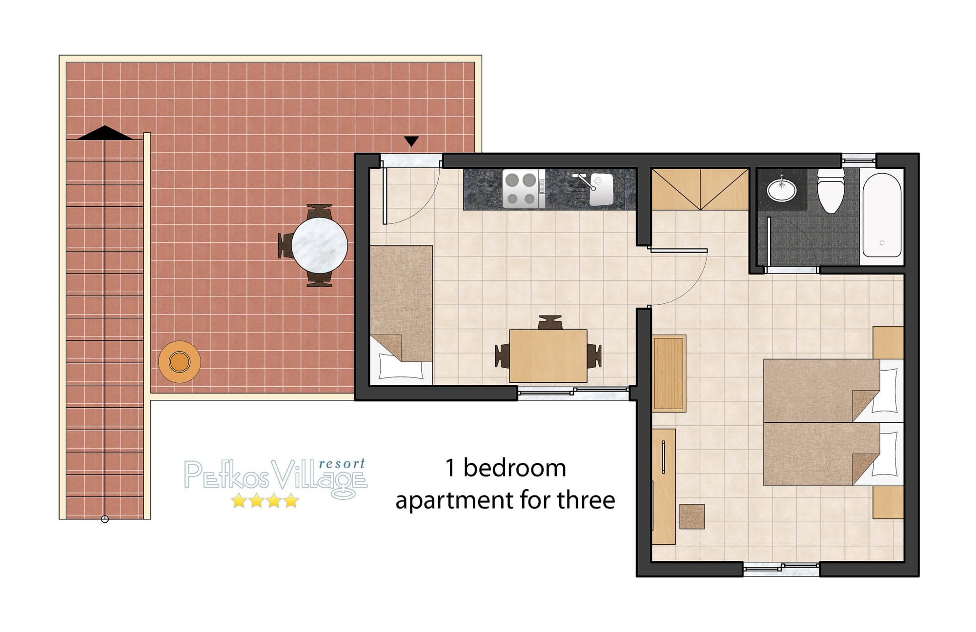 Pefkos Village Resort, Room