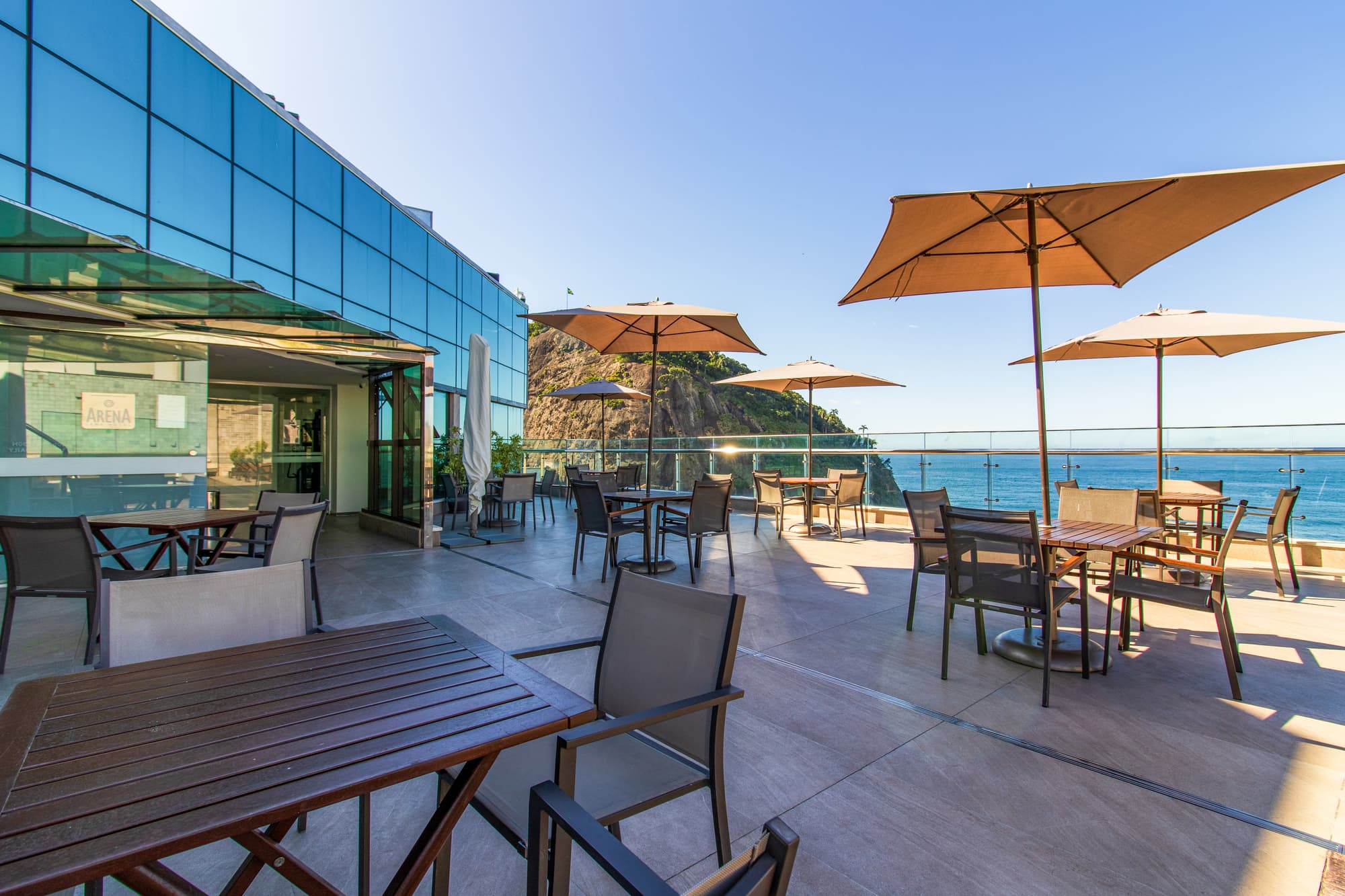 Arena Leme Hotel, Terrace