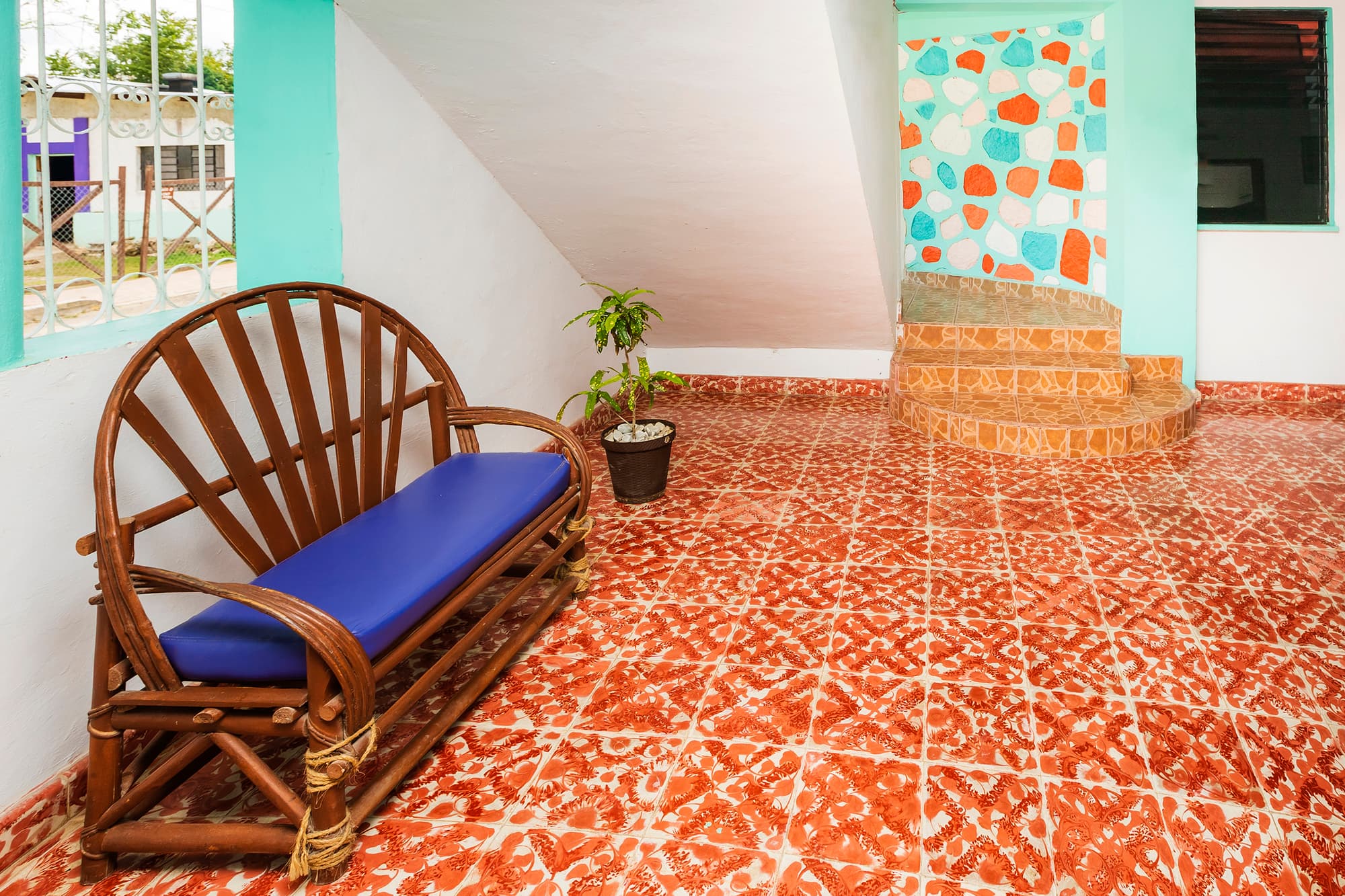 Hotel América Bacalar, Terrace