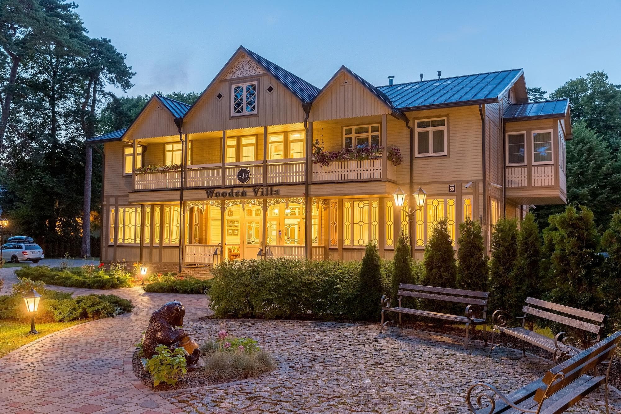 Aparthotel Wooden Villa, Lobby