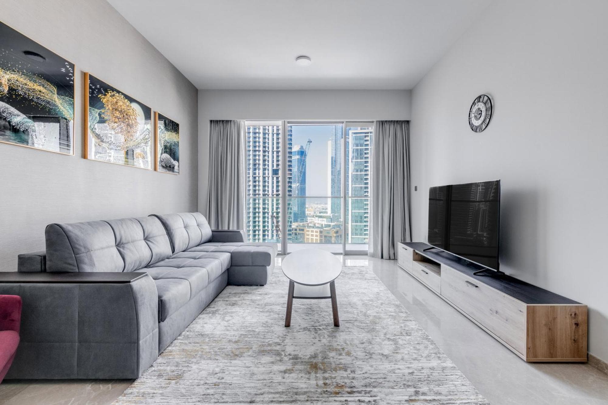 Knokey Luxury 1BR Apartments - 5 min walk to Burj Khalifa & Dubai Mall & Dubai Fountain