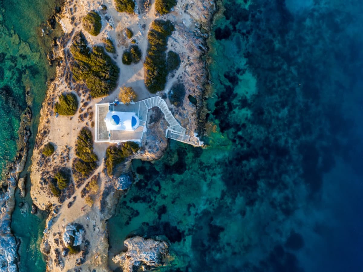Combiné Santorin Ios Amorgos Naxos Mykonos en 3*