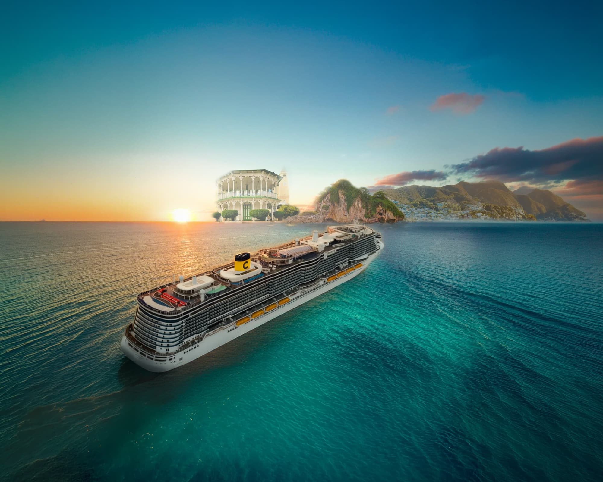 MTPE-60026 REP.DOMINICANA,TURKS & ISLAS CAICOS  (COSTA)