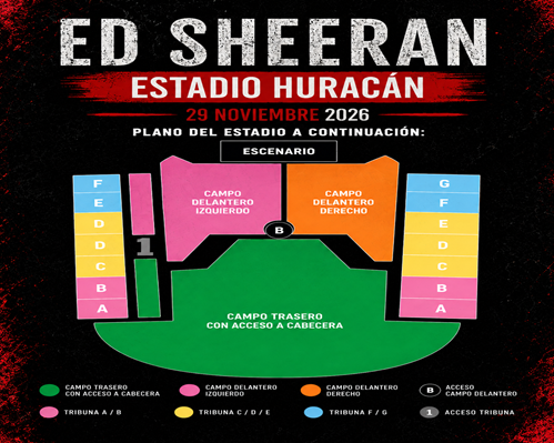 Ed Sheeran - Estadio Huracán – Buenos Aires