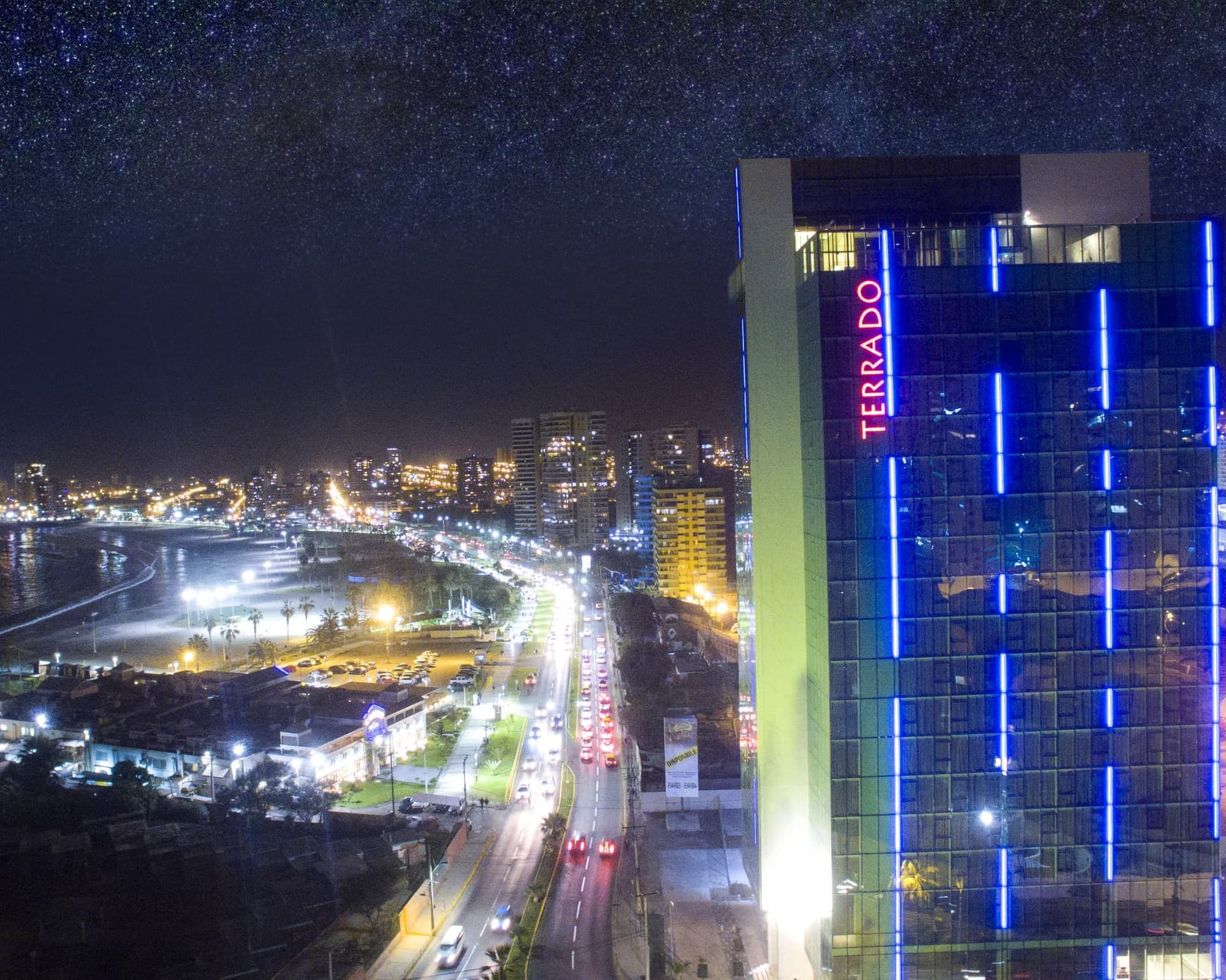 Bloqueo Iquique "Fiesta la Tirana" Vía SKY - Hotel Terrado Cavancha
