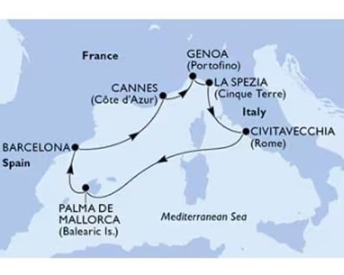 MSC GRANDIOSA - 1 luglio 2026