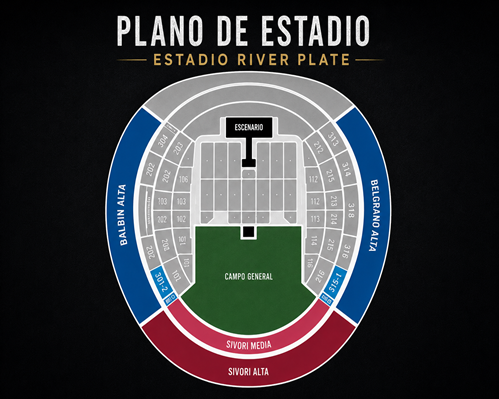 Maná en Argentina - Estadio River Plate