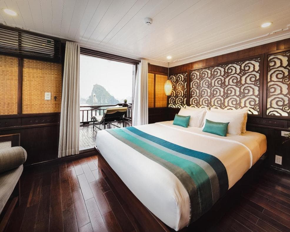 Kreuzfahrt mit der Dschunke durch die Halong Bucht (2 Nächte)