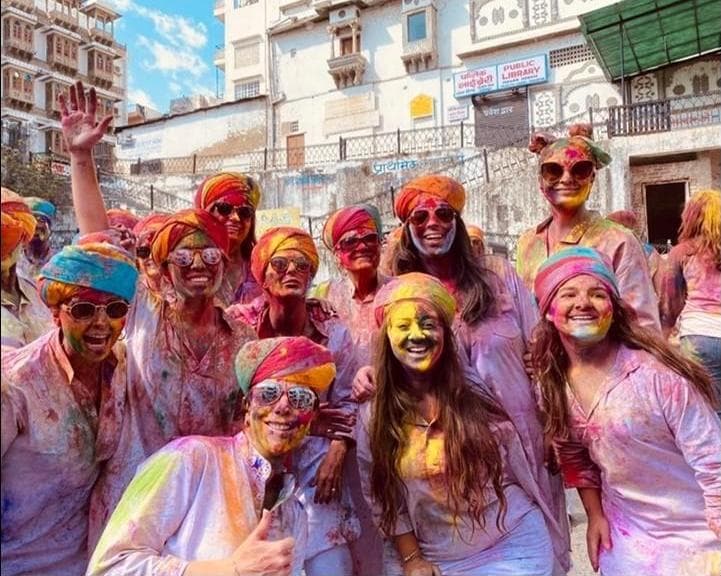 COLORES DE INDIA EN HOLI