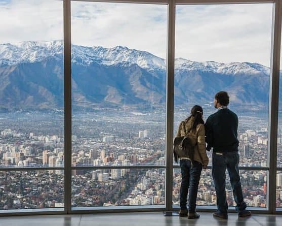 Santiago From The Sky