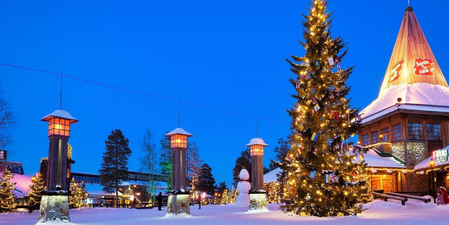 DÍA 2 • ROVANIEMI (ALDEA DE PAPA NOEL, RENOS, Y CENA DE NAVIDAD)