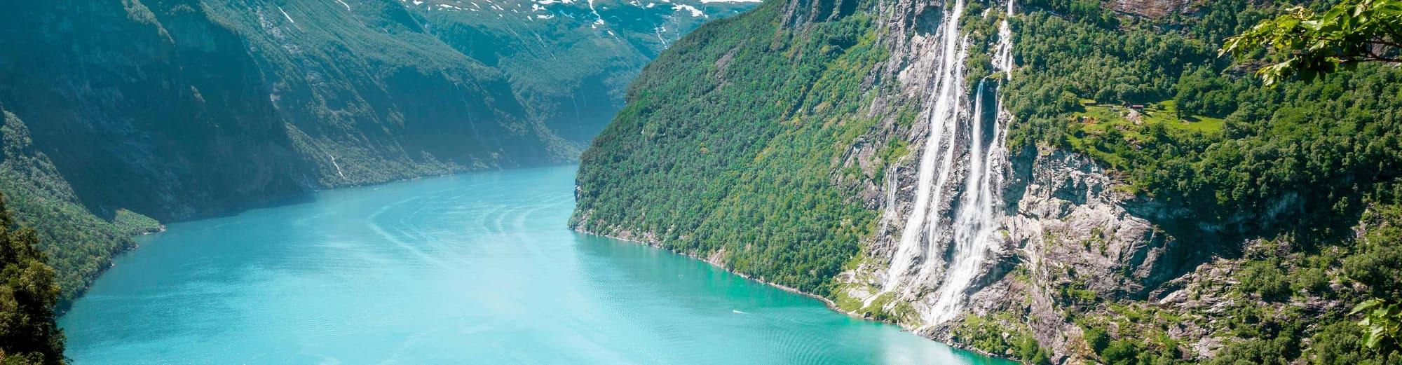 Geirangerfjord: "Seven Sisters" - Erlebnis an Bord