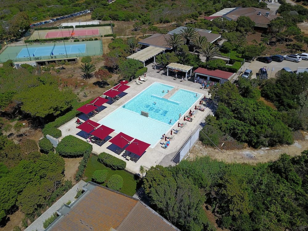 CLUB esse SPORTING, Vista aerea