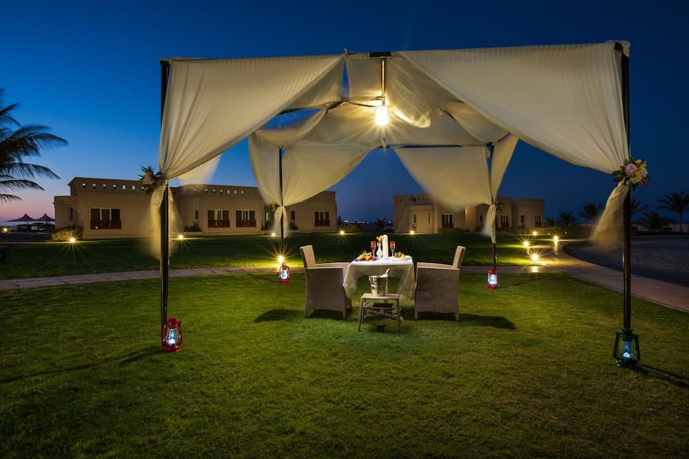 Masira Island Resort, Outdoor banquet area