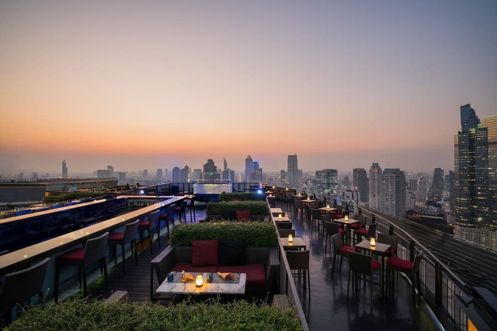 JC Kevin Sathorn Bangkok Hotel, City view from property