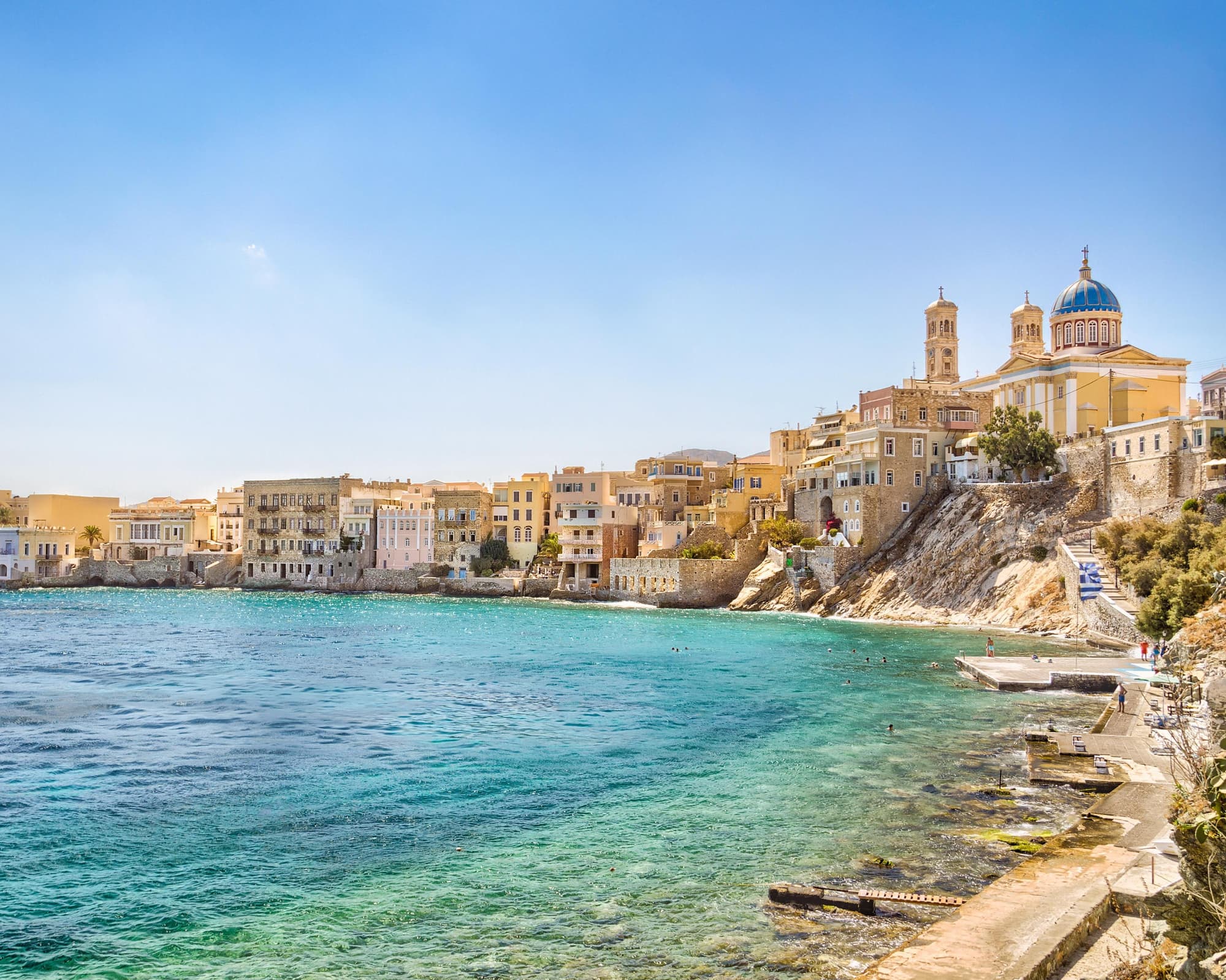 Mykonos, Syros, Naxos & Santorini Island Hopping (4 Star Hotels)