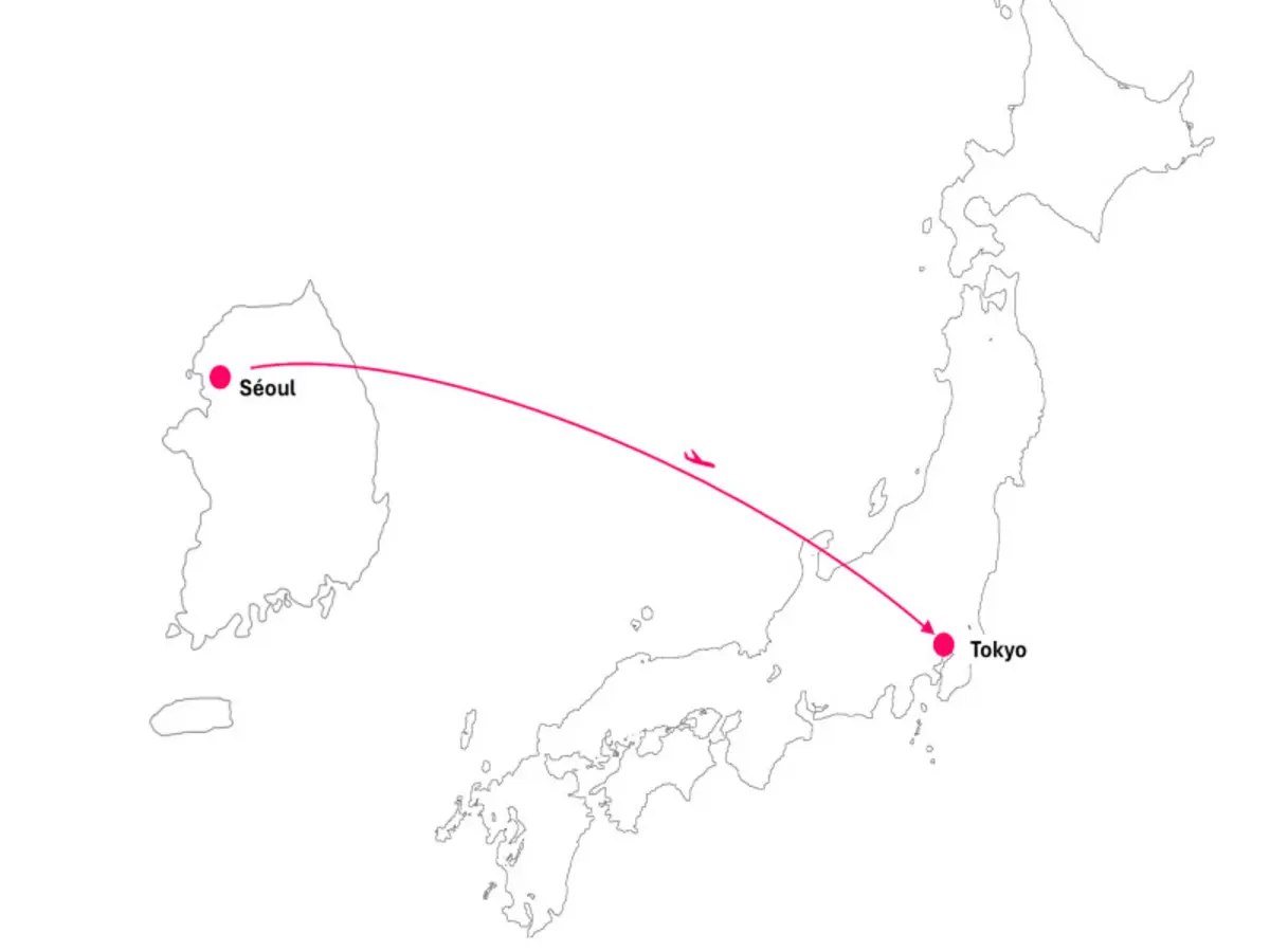 Combinato Seul e Tokyo 4*