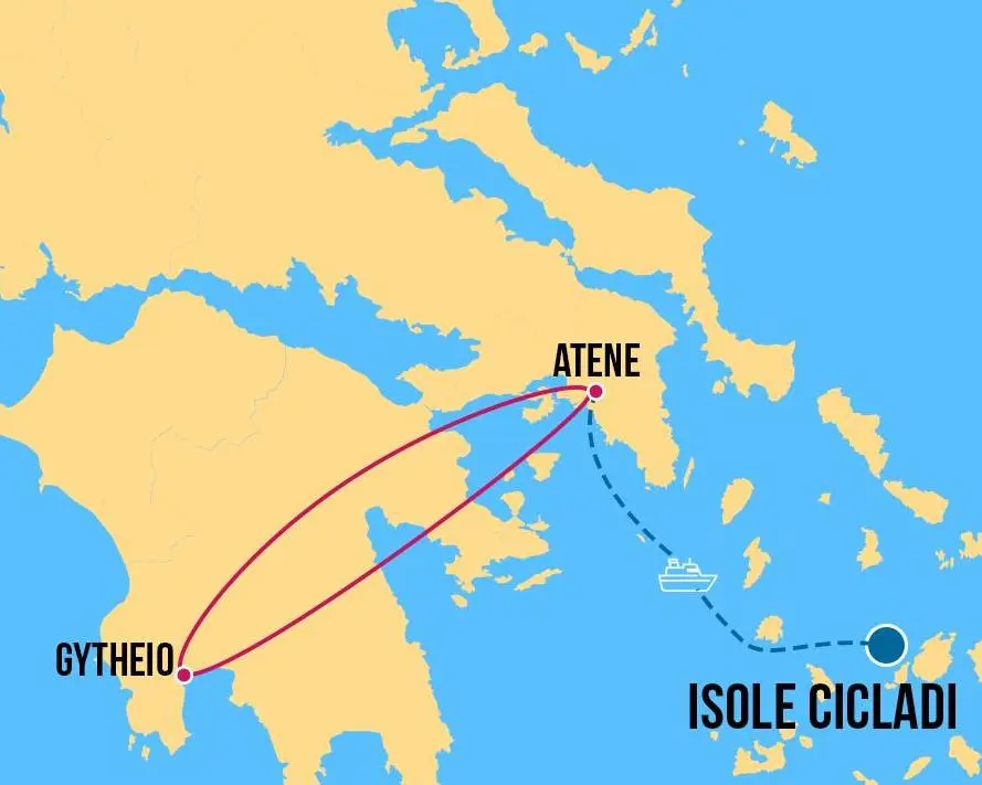 Atene e Penisola di Mani