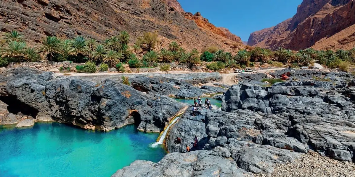 DAY 08 | SUR – WADI SHAB – WADI ARBAYEEN – MUSCAT (4WD) (3 hrs. drive) ​