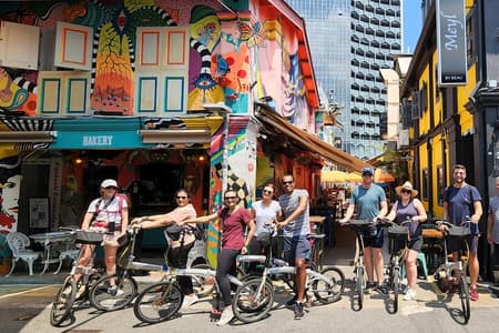 Tour Gastronomico en Bicicleta por Downtown en Grupo Semiprivado