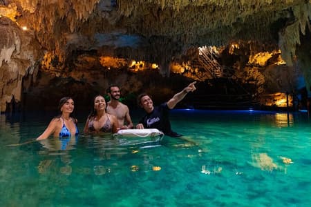 Magical Cenote and Paradise Lagoon Snorkeling Adventure in Small Group with Pickup