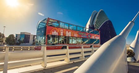 Autobús Turístico en Valencia Hop On Hop Off 24 Horas